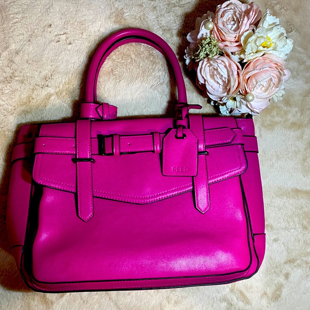 Reed Pink Shoulder Handbag